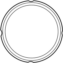 Original Sealing Ring for 10 Qt Power Pressure Cooker - Replacement Silicone Gasket Seal Rings for 10 Quart Power Cooker XL, PPC790, PPC773, and WAL4 Accessories Parts 2-Pack