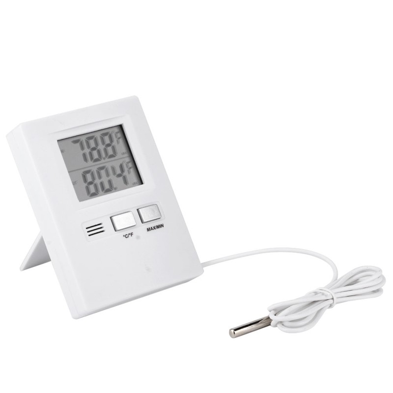 High Precision LCD Digital Indoor&Outdoor Thermometer Temperature Meter Tester Battery