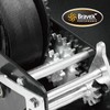 Bravex Boat Trailer Winch 3500lbs with 33ft Strap, Heavy Duty