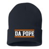 One Size Navy Cuffed Da Pope Funny Chicago Pope Leo