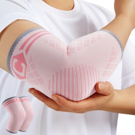 CAMBIVO Elbow Bandage x 2, Tennis Elbow Bandage for Men and Women, Elbow Suitable for Arthritis, Tendonitis, Elbow Pads for Sports, Golfer's Elbow and Tennis Elbow Bandage