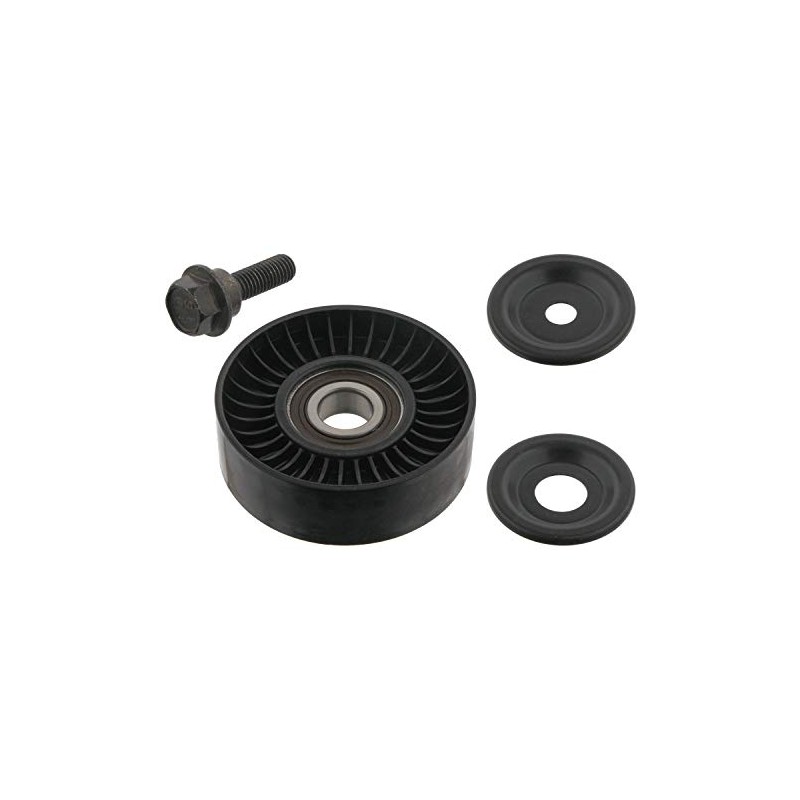 febi bilstein 33181 Pulley for V-Ribbed Belt with Screw
