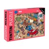 Puzzle Tintin, Accident on the Square + Poster 67 x