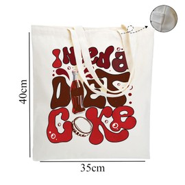 WZJHCL Diet Drink Tote Bag Diet Drink Lover Gift Diet Drinker Handbag Soda Drink Reusable Grocery Tote Bag Bottle Soda Gift (Need Diet Tote)