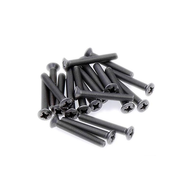 M4 (4mm x 30mm) Pozi Raised Countersunk Machine Screw (Bolt)