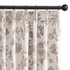 jinchan Pinch Pleated Curtains Blackout Floral Curtains for Bedroom Printed