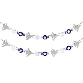 2pcs airplane banner