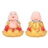 Nodding Smiling Buddha Maitreya Automatic Laughing Car Dashboard Solar Buddha