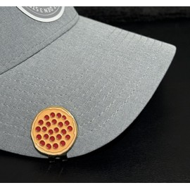 Lunar Links Golf Golf Ball Marker, Funny Golf Gifts for Men or Women, Golf Accessories for Women or Kids, Magentic Golf Marker Tool, Unique Item for Golf Goodie Bag (Pizza)