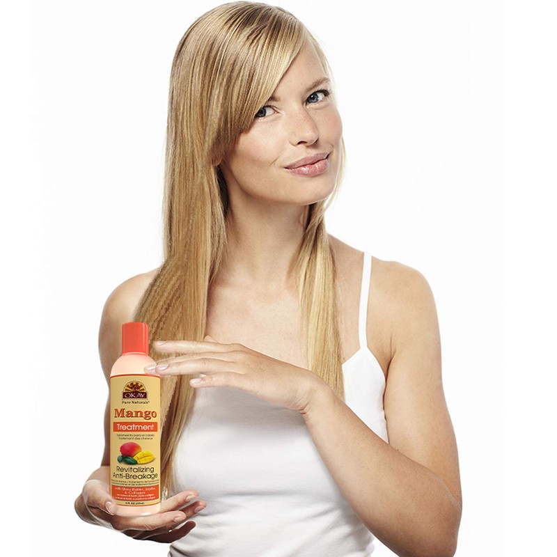 Okay Mango Revitalizing Anti-Breakage Treatment, For All Hair Types, Revitalize,