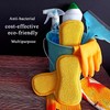 9x Non-Scratch Kitchen Dish Scrubber Sponge, Advanced Microfiber Dual-Sided Dish