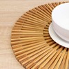 Westmark Bamboo Placemat Handmade Round Diameter 38 cm Bamboo Saleen