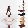 CANWUPON Cowboy Hat Rack Holder - Wild Western Style Design