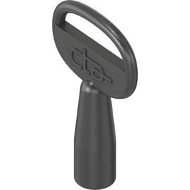 CTA Seals 6mm Square Key from GD ZN in Black 1°C0420