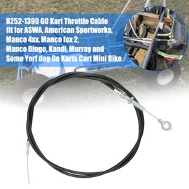 YOXUFA 71 inch Go Kart Throttle Cable Brake Return Throttle Pedal Springs Kit for Predator 212cc Engine GX160 GX200 196cc 8252-1390 Manco ASW Kandi American Sportworks Go Kart Lawn Mower Parts