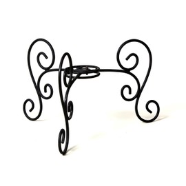 Evergreen Garden Scroll Tabletop Birdbath Stand