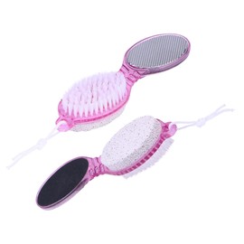 FOMIYES Callus Remover Foot File Pumice Stone Nail Brush for Feet Hands Cracked Skin Exfoliating Rasp Random Color