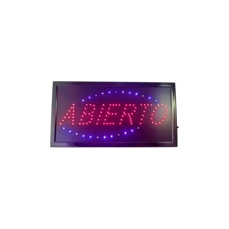 Innovaciones Letrero Abierto Led De 48cm X 25cm Cartel