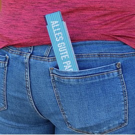 Alles gute Papa von deinem besten Schwimmer Wooden Metro for Father's Day Funny Printed Wooden Meter Stick Gift Idea for Fathers Day with and