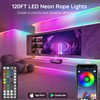 SINLEY Led Neon Rope Lights 120FT,Control with App/Remote,Flexible Led Rope