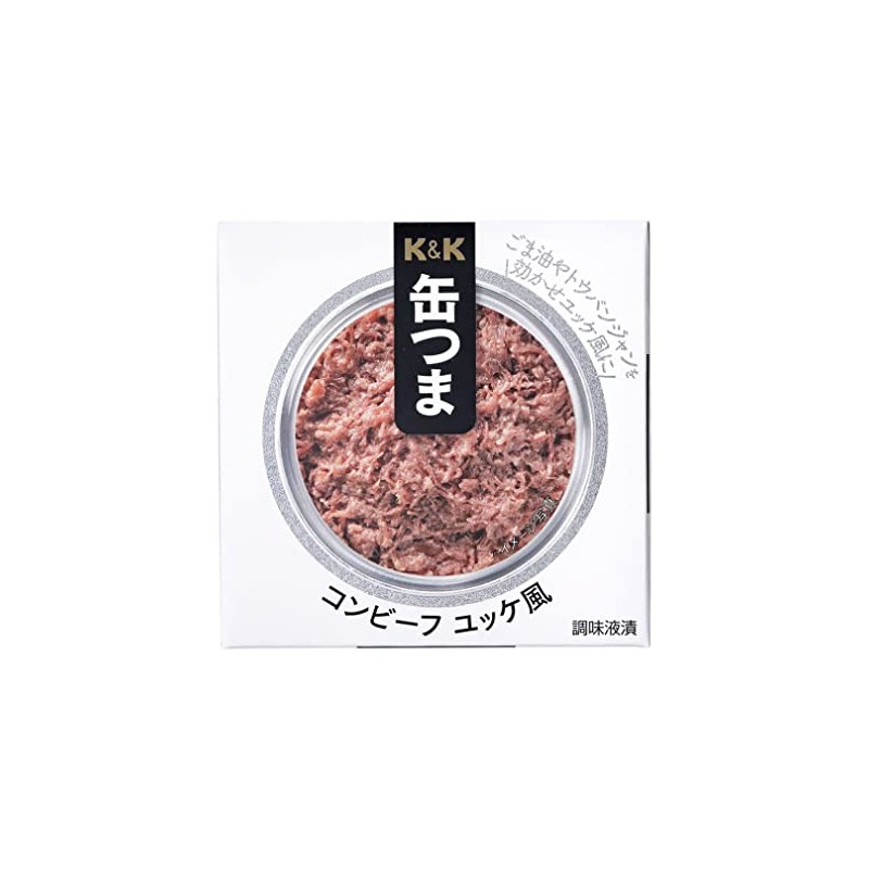 K&K Kantsuma Corn Beef, Yukke Style, 2.8 oz (80 g)