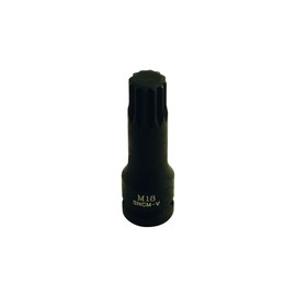 Laser 5063 Spline Socket Bit 1/2"D M18