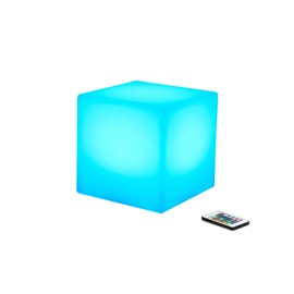 Borelor LED Cube Light, 4-Inch Rechargeable & Remote Control Mood Lamp, 16 Color Changing Glowing Night Light, Dimmable Decorative Lighting for Home/Party/Bar/Wedding
