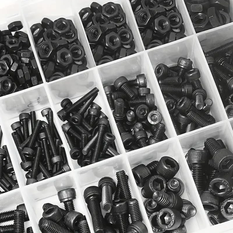 FullFun 510PCS M3 M4 M5 Hex Socket Head Cap Screw
