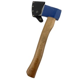 Valhalla Gear, Hatchet Blade Cover Handmade from Full Grain Leather - Protector Case Cover, Small Axe Blade Safety Sleeve, Camping, Lumberjack Outdoor Essentials - Charcoal Black