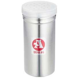 Endo Shoji Commercial Use Seasoning Can, Long (Acrylic Lid Included) A Can, 18-8 Stainless Steel, Polypropylene, Made in Japan BTY06001