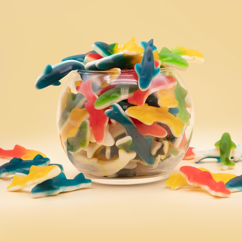 Gummy Sharks Candy Mix | 1 Pound Bag | Assorted