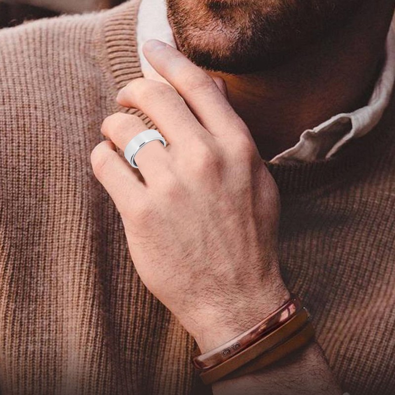 Smart Ring Fitness Tracker Waterproof Sleep Tracking Photographing Pedometer Auto