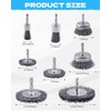 Rocaris 24 PCS Wire Wheel Brush for Drill , Carbon