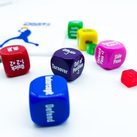 Pocket Sports DIICE Bel Training Netball - White/Yellow/Black Size 5