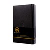 A6 Index Notebook Hardback Leatherette Cover 8mm Ruled Margin A-Z