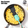 3-Piece Silicone Spatula Scrapers: Doosu 600°F Heat Resistant Food Grade