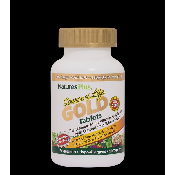 Nature's Plus Source of Life Gold Multivitamin 90tabs