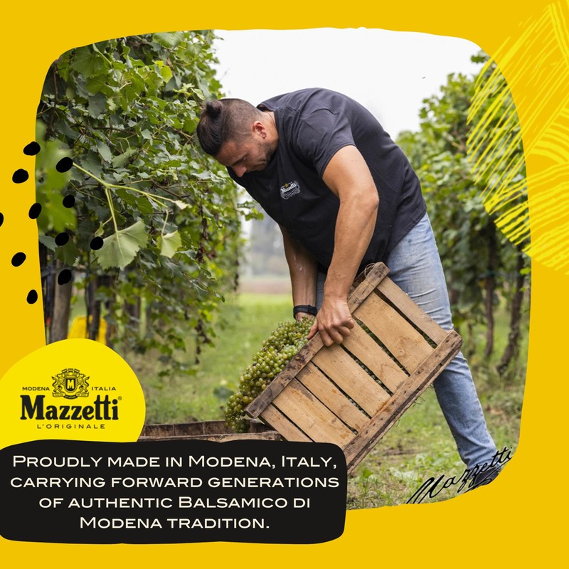 Mazzetti Truffle Glaze Balsamic Vinegar of Modena PGI, 7.3 Fl