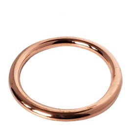 American Ayurveda Super Heavy Duty Pure Copper Joint less Bangle 10 mm thick Bracelet Men Women Joint Health without Magnets Sikh Sardar Punjabi Kada Rugged Golf (2.75 Inch Inner Dia)