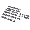 GM 6PCS 2011-19 Matte Black GMC Sierra Denali Emblem Duramax