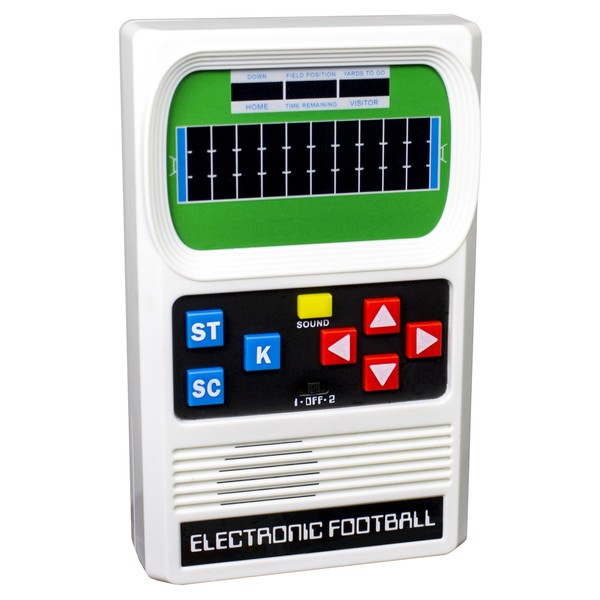 Basic Fun Classic, Retro Handheld Football Electronic Game, One Size Fits All