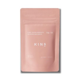 KINS キンズ WOMAN BALANCE ウーマンバランス サプリメント 鉄分 カルシウム イソフラボン チェストツリー エクオール GABA 乳酸菌 酪酸菌 60粒