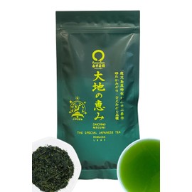 [Shunpō Chaen] Chiran Tea Green Tea Tea Leaves [Kagoshima Chiran-produced Special Deep-steamed Kabuse Tea Second Harvest Yutakamidori・Saemidori Varieties/Kabuse Green Tea Earth's Blessing 2.8 oz (80g