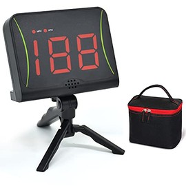 ALPIKA Velocity Speed Radar, Hands-Free Multiple Sports Speed Sensor, Pitching/Swinging/Shooting Speed Gun with MPH and KPH Measurement, Speed Training Equipment
