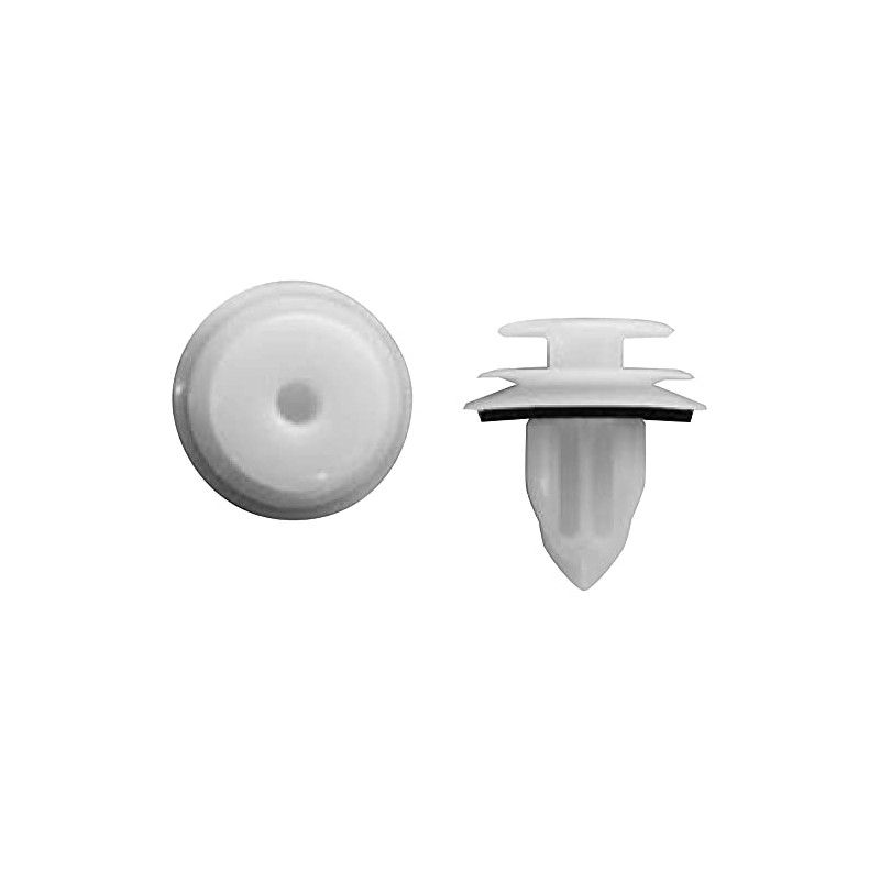 Boston BC5327 Auto Parts Trim Clips, White, 10 per Bag