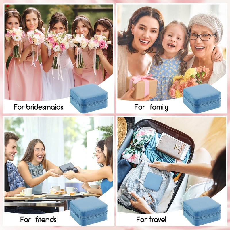 6 Pcs Travel Jewelry Case Jewelry Travel Organizer Small Jewelry