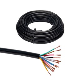 BEIJISTAR 5M 13x0.5mm² Automotive Round Cable, 12V 24V 13 Core Trailer Cable, 13 Core Thin Wall Electricl Wire Car Cable for Caravan Truck RV Trailer 2/5/10 Meters