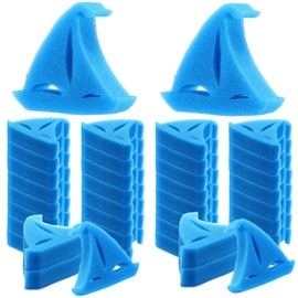 40 Pcs Hot Tub Sponge Spa Cleaning Sponges for Hot Tub Oil Absorbing Sponge Cleaning Scum Absorber for Spa, Bathtub and Swimming Pool to Soak up Oils Hot Tub Accessories(Boat Style)