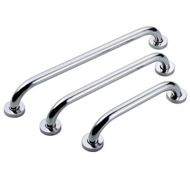 BIUDECO 5pcs Stainless Steel Bathroom Grab Bar Rail Support for Elderly Non Slip Armrest for Bathing Durable Comfortable Design Suitable for Bathroom Lavatory