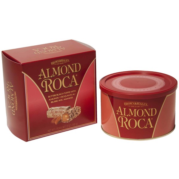 12 oz ALMOND ROCA Tin in Gift Box
